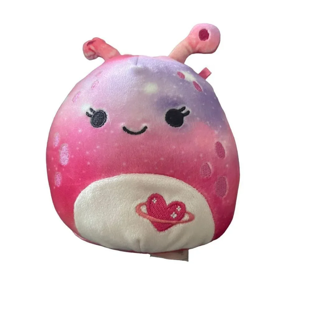 Squishmallows Kid's Multicolor Loraly the Alien Valentine's Plush Stuffed Animal